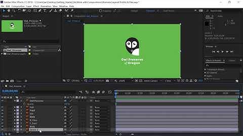 Learn after effects - Animate layered Adobe Illustrator and Adobe Photoshop documents