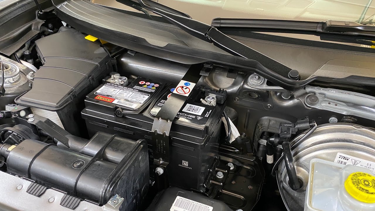 Porsche 911 Battery Replacement - YouTube