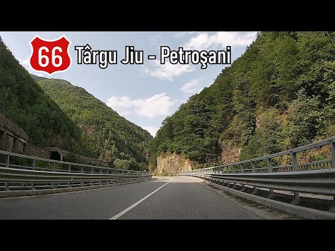 Romania: DN66 Târgu Jiu - Petroşani