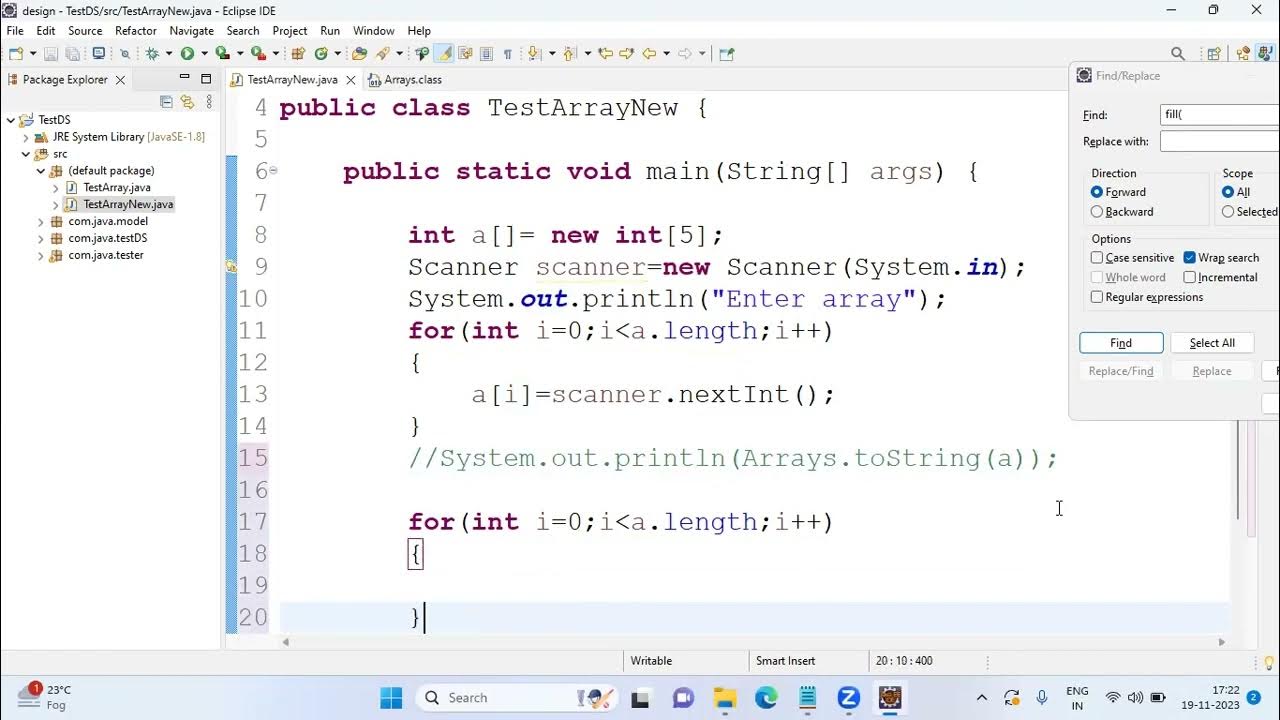 Data Structure Part 2 Array in Data Structure with code in java - YouTube