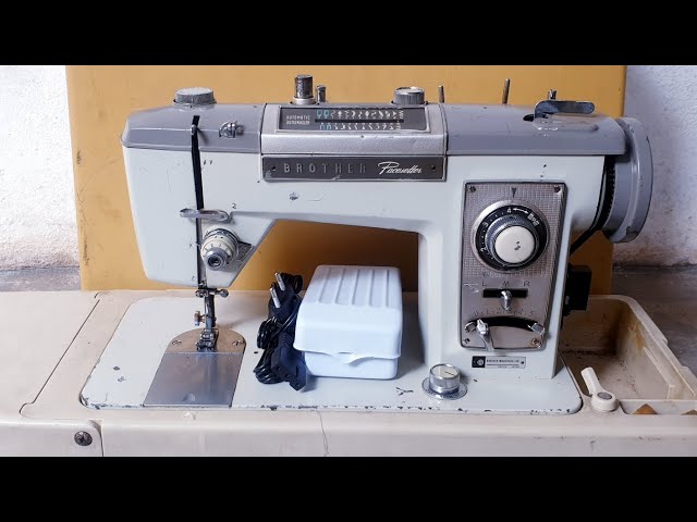 ブラザー　ペースセッター600 Brother pacesetter super deluxe sewing machine review - YouTube