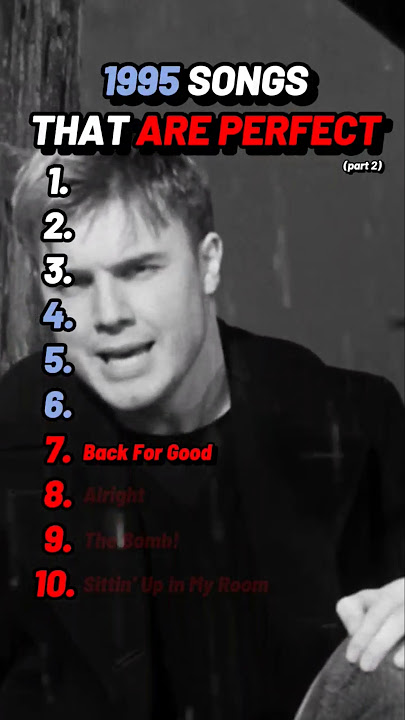The Best songs of 1995 #throwbacksongs #90smusic #music