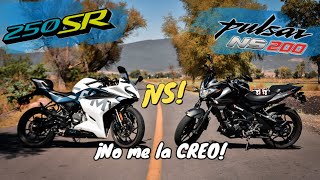 ¡Una decepción!😱🔥Pulsar Ns 200 vs CFmoto 250sr 💯 | Aguacate Motovlogs🥑