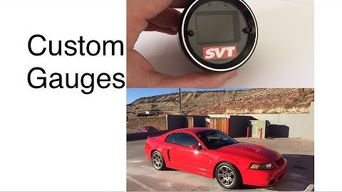 03 cobra Custom SVT gauges