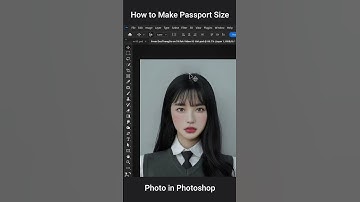 Master the Art of Creating Passport Size Photos in Photoshop #shortsfeed #shortsvideo #shorts