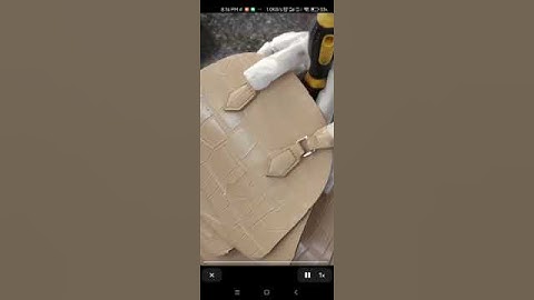 Bag Handle stitch by pattern machine