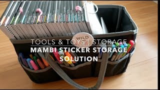 tools &amp; toys | MAMBI Sticker Storage Solution