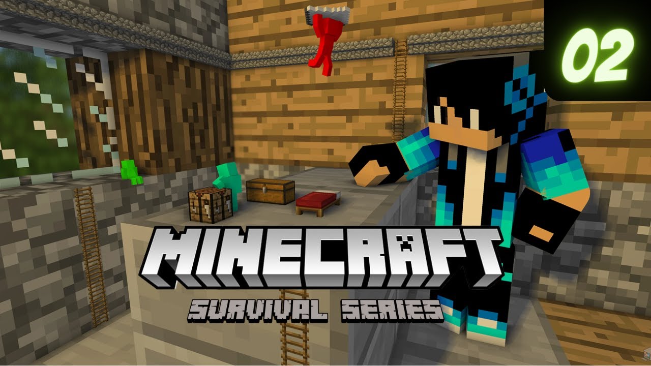 SURVIVAL SERIES EP:2 I BUILD BEDROOM IN CAVE BASE - YouTube