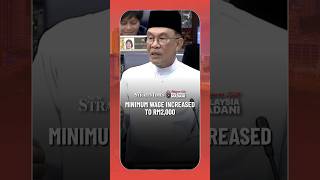 Minimum wage increased to RM2,000