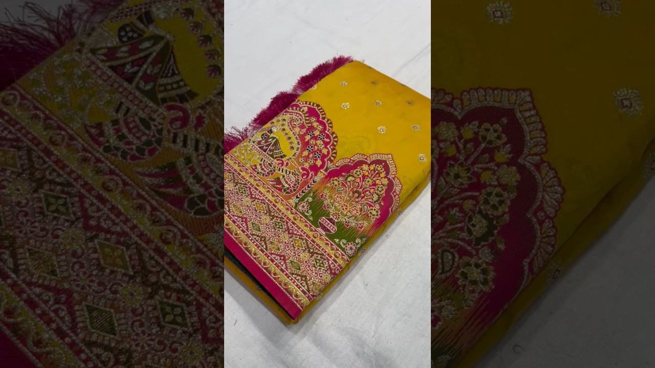 Pashmina Darbari Silk Traditional Artistry Saree