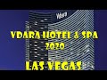 Bellagio Fountains from Vdara Hotel in Las Vegas