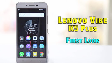 Lenovo Vibe K5 Plus First Look Video
