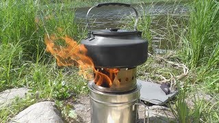 Пиролизная ПЕЧЬ щепочница PiroStove обзор и тесты