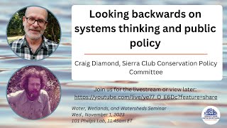 W3 Seminar: Looking backwards on systems thinking and public policy