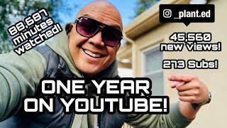 ONE YEAR ON YOUTUBE!