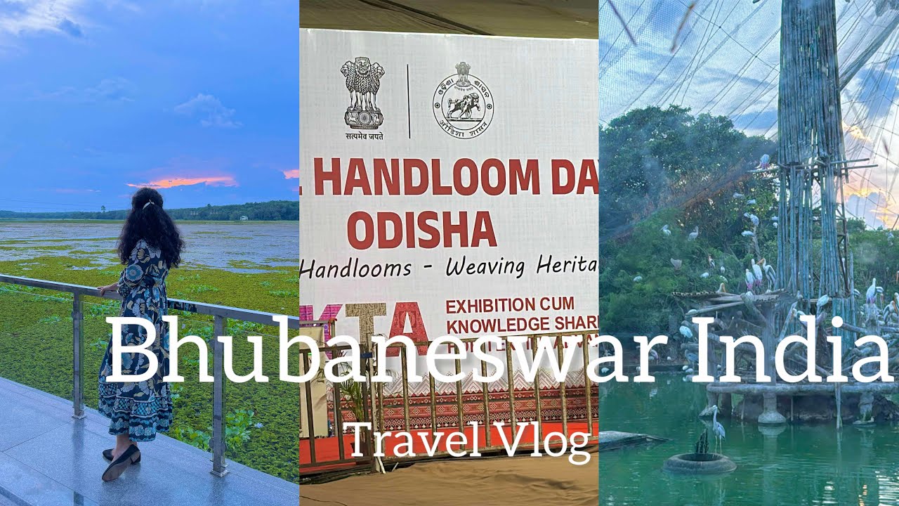 Nandankanan Zoo Tour | Bhubaneswar India Trip Vlog | Odisha Handloom Exhibition 