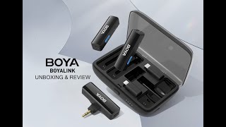 Boyalink-Wireless microphone system - REVIEW / UNBOXING