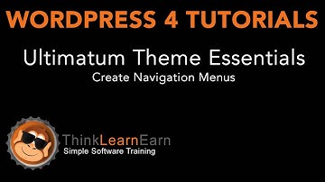 11 Ultimatum Theme Essentials Create Navigation Menus Custom Wordpress video training 2015