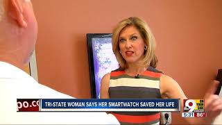 Woman says smartwatch's heart-rate tracker saved her life