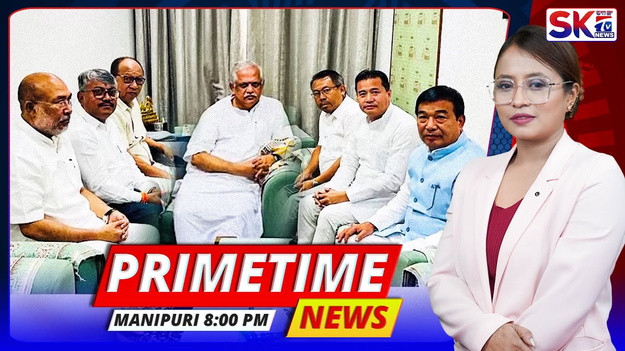 SKTV'S PRIMETIME MANIPURI NEWS [10/10/25 - 08:00 PM] [LIVE]