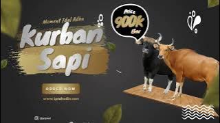 Contoh Video Promosi Hewan Qurban Sapi, Kambing, Domba untuk Idul Adha ide bisnis Peternakan Hewan