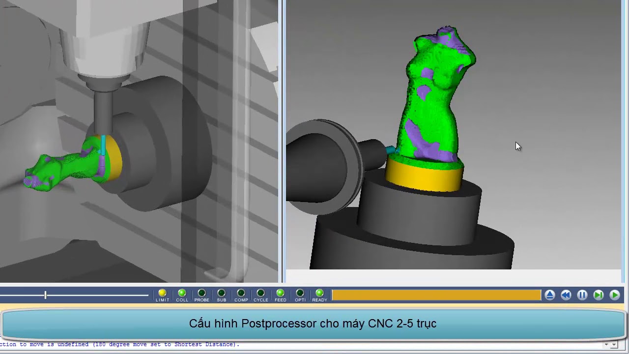 MasterCam 5 axis machining- DMG DMU50 Machine. - YouTube