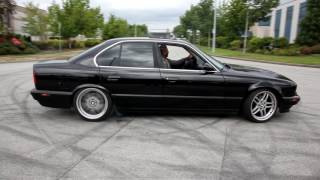 BMW e34 535i Burnout