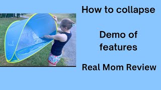 Pop Up Baby Canopy Tent Pool - Demo and Review