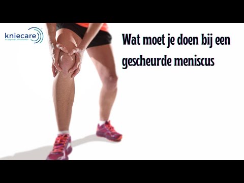 Wat te doen bij een gescheurde meniscus?