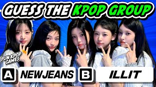 [ULTIMATE KPOP QUIZ] GUESS 50 KPOP GROUPS #2 [MULTIPLE CHOICE] - FUN KPOP GAMES 2024