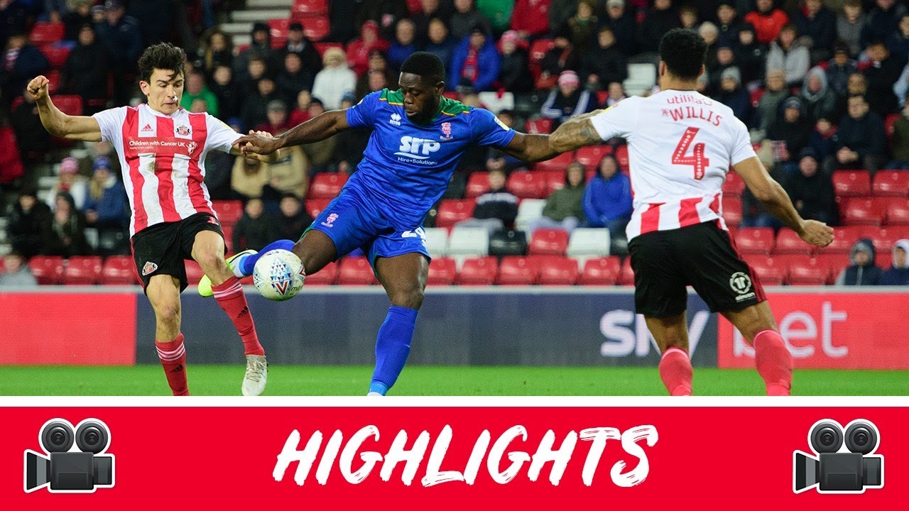 Sunderland v Lincoln City YouTube