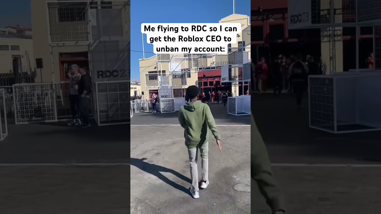 Going To RDC Get The Roblox CEO Unban My Account 