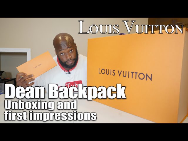 Unbox my new Louis Vuitton Beckpack with me #louisvuittonjosh #louisvu