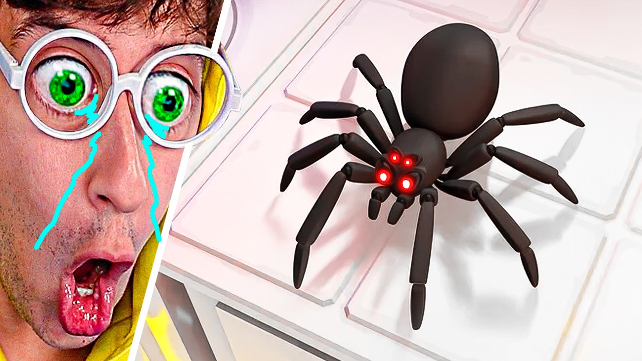 ARAÑAS en MI CASA 🕷️🔥!! (ayuda 😭)