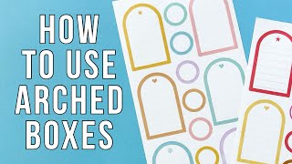 How to Use Arched Box Stickers in Your Planner  Tips and Tricks to Enhance or Disguise Them!