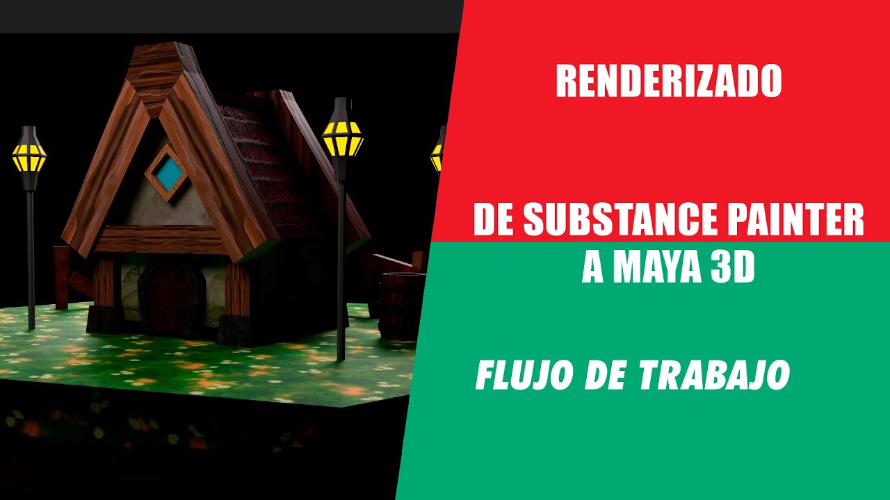 De substance painter a maya - YouTube
