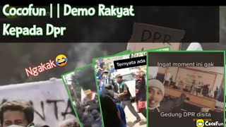 KUMPULAN VIDIO COCOFUN DEMO RAKYAT KEPADA DPR INDONESIA 2020[NGAKAK,MENGHARUKAN,KREATIF]