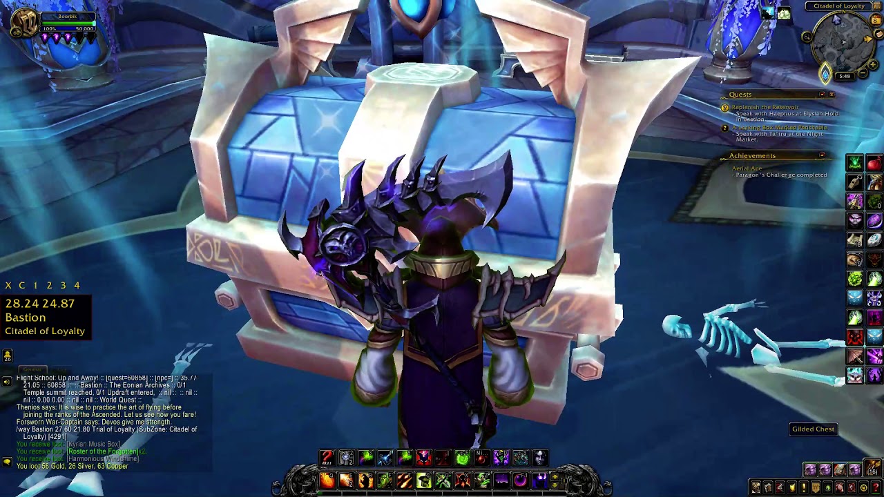 Gilded Chest WoW Treasure East YouTube