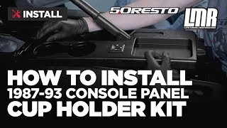 1987-1993 Fox Body Mustang 5.0 Resto Cup Holder Console Panel - Install & Review