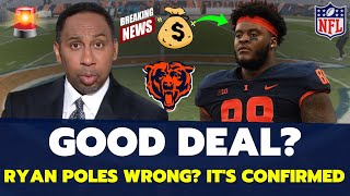 MY GOD! IS THAT US$200K WELL SPENT?! RYAN POLES EXCITED! WELCOME TO CHICAGO! CHICAGO BEARS NEWS NFL by EXPRESS REPORT - BEARS FAN ZONE 2,842 views 1 month ago 3 minutes, 22 seconds