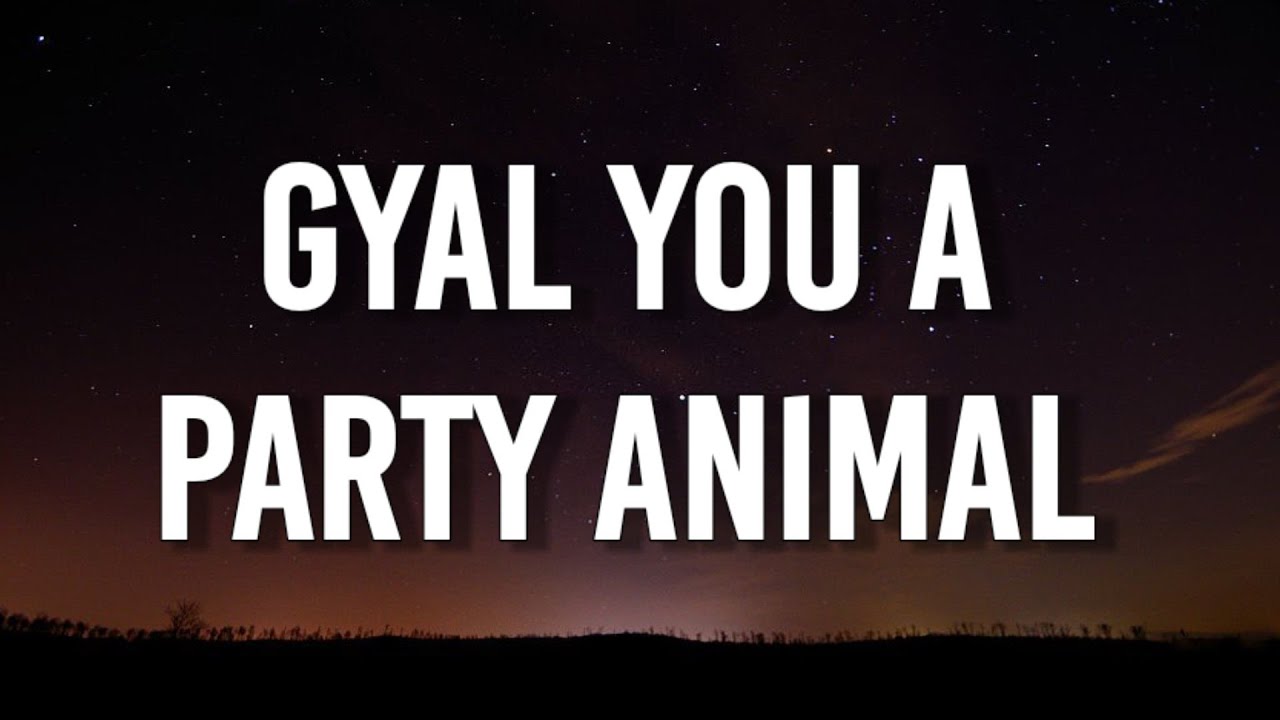Gyal You A Party Animal