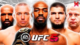 I Created A GOATs Tournament In UFC 5 🐐