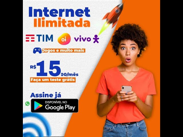 Use Internet a vontade (Ilimitada) 