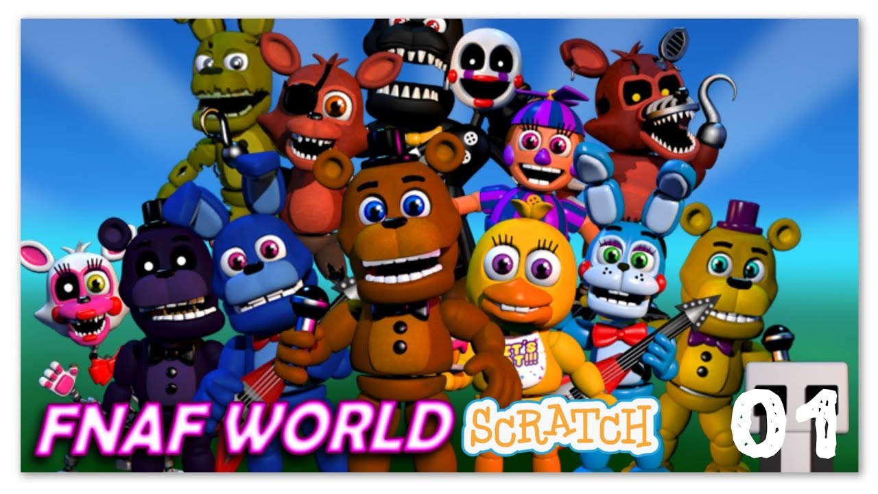 FNAF World Scratch Ep 1 Le Menu Principal YouTube