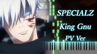 Video thumbnail of "【OP】 Jujutsu Kaisen Season2 "SPECIALZ" Piano PV Ver. / 呪術廻戦 第2期 渋谷事変 ピアノ - King Gnu"