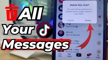 Delete all Chats on TikTok || Delete All of Your Messages on TikTok at Once