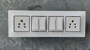 4 switch 2 Soket Connection||Electric⚡ Board Connection||Board wiring (2021)||Bijli board connection