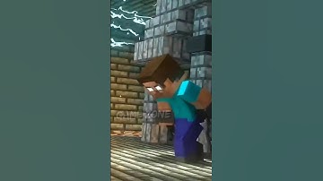 steve transform herobrine Minecraft animation||