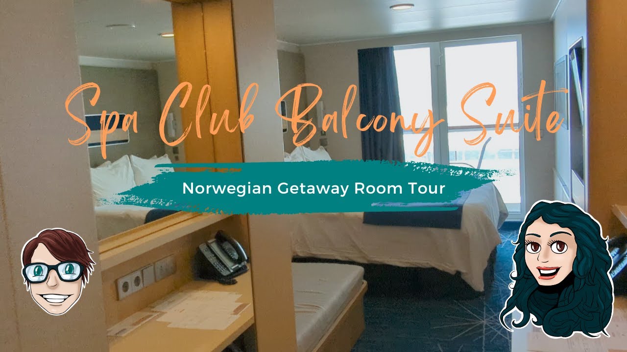 Spa Club Balcony Suite Room Tour Norwegian Getaway room 14152 YouTube