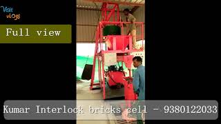 Interlock bricks machine manufacturers || automatic hydraulic press || Flyash interlock bricks